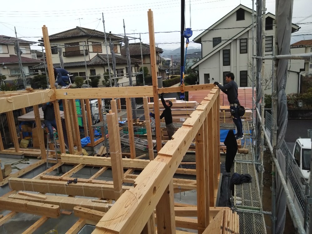 建て方 前組み