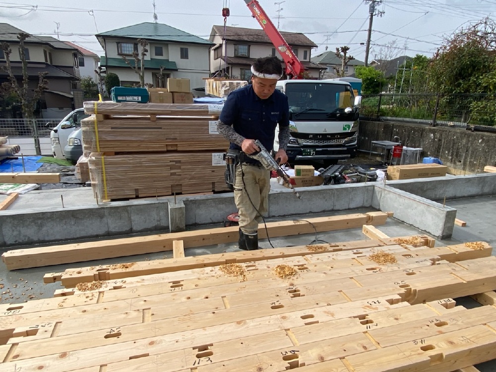 土田敷き