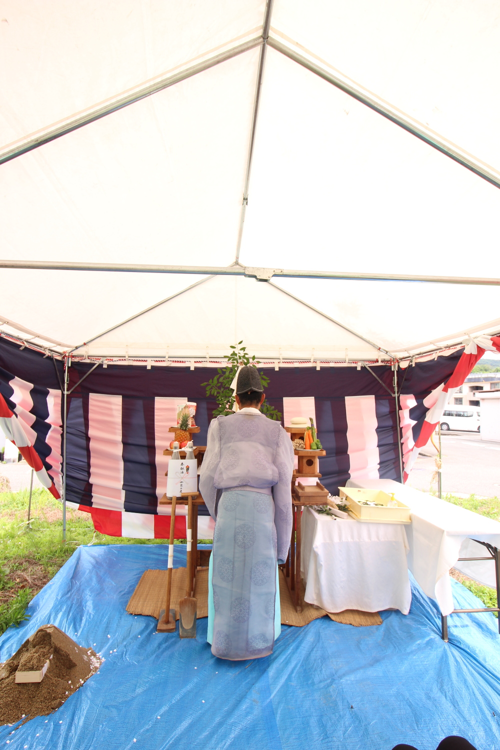 地鎮祭がありました。